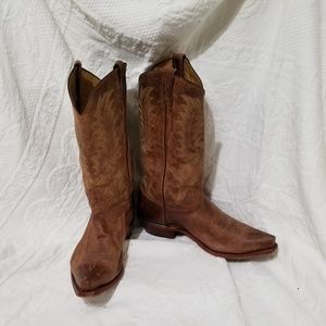 Tony Lama El Paso Boots - Brown, Size 9